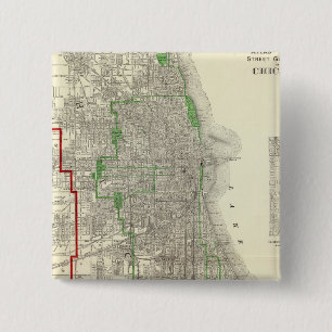 Chicago 2 Inch Square Button