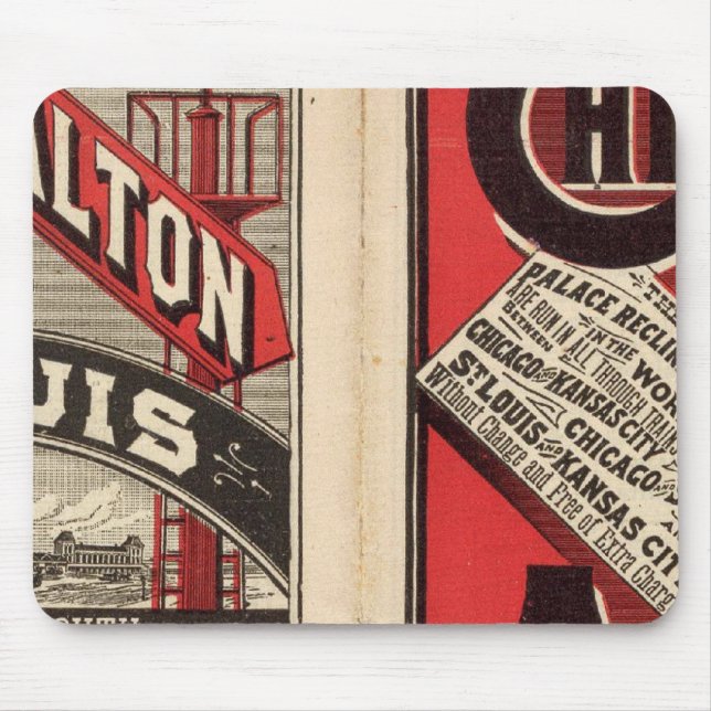 Chicago and Alton Railroad Mouse Pad (Front)