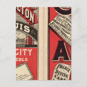 Chicago and Alton Railroad Postcard