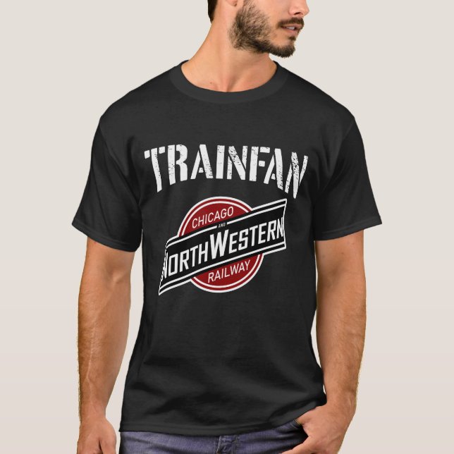 Chicago and North Western railway T-Shirt (Front)