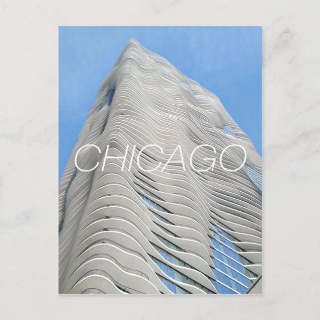 Chicago Aqua Tower Postcard (Front)