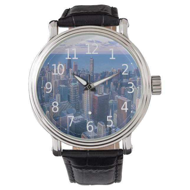 Chicago Architectural Buildings Artwork | Watch (Front)