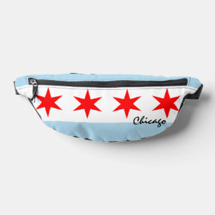 Chicago bag, patriots, Chicago flag Fanny Pack
