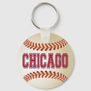 CHICAGO BASEBALL KEYCHAIN