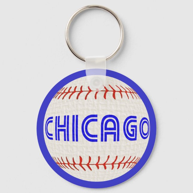 Chicago baseball keychain (Front)