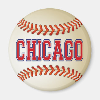 CHICAGO BASEBALL MAGNET