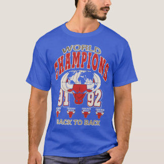 Chicago Basketball Back To Back 91-92 T-Shirt