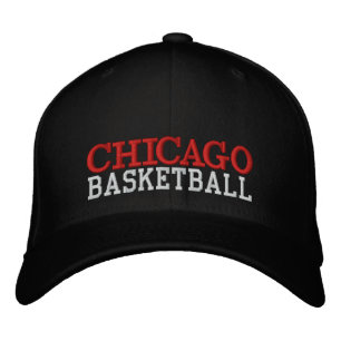 CHICAGO Black Basketball Cap