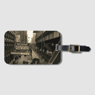 Chicago Blackhawk Restaurant 1960's photo Luggage Tag