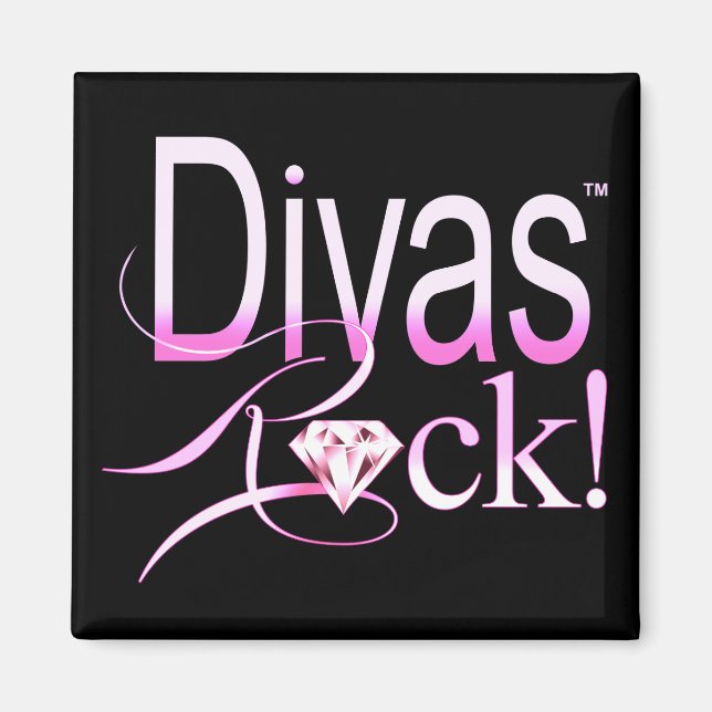 CHICAGO BLING - "Divas Rock!" Magnet (Front)