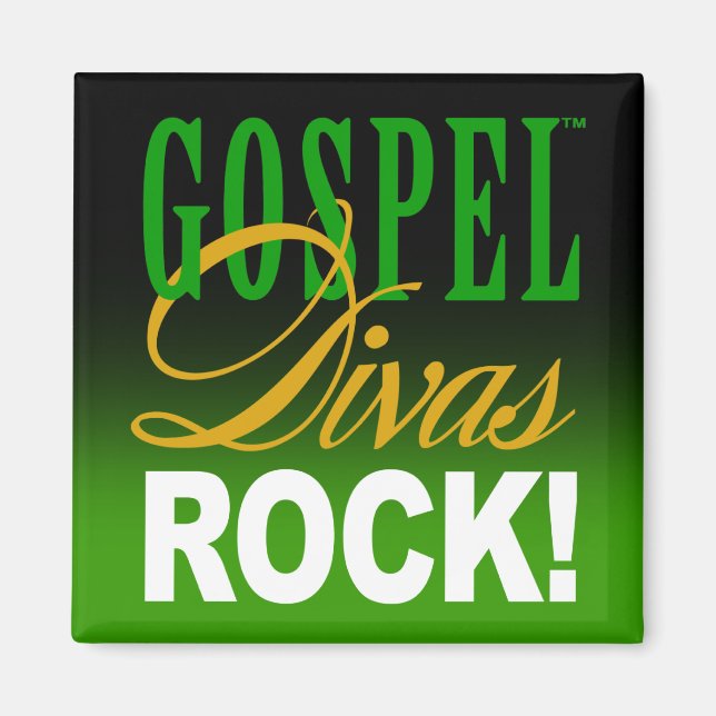 CHICAGO BLING - "Gospel Divas Rock!" Magnet (Front)
