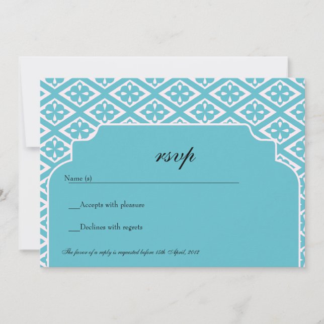 Chicago Blue - RSVP Cards (Front)