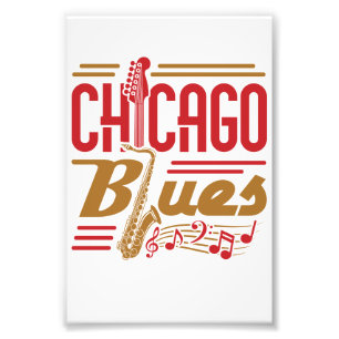 Chicago Blues Music Lover Photo Print