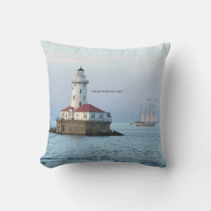 Chicago Breakwater Light double sided pillow