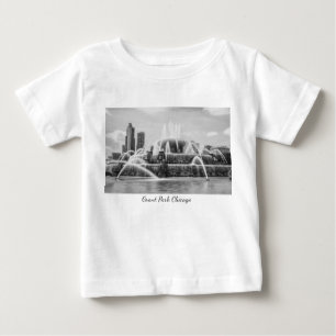 Chicago Buckingham Grayscale Baby T-Shirt