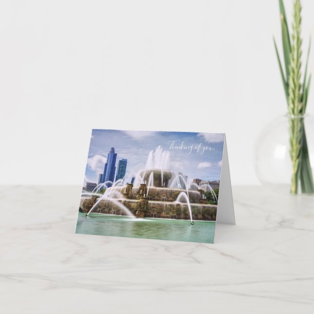 Chicago Buckingham Thinking Of You Card (Front)