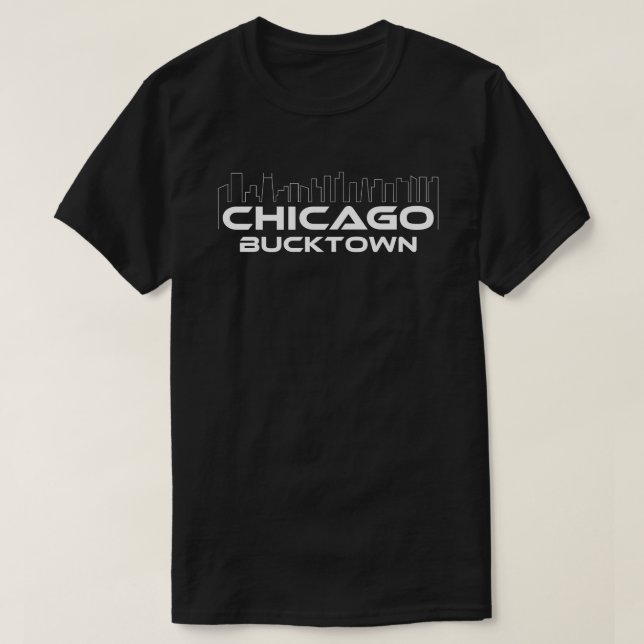 Chicago Bucktown Neighbourhood T-Shirt (Design Front)