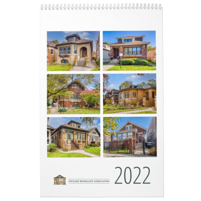 Chicago Bungalow Association's 2022 Calendar (Cover)