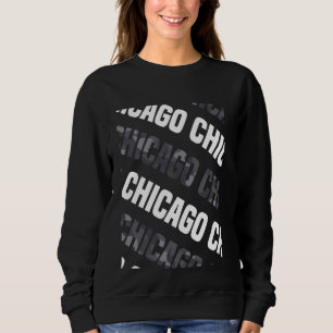 Chicago Camo Pattern Grey Camouflage Sweatshirt