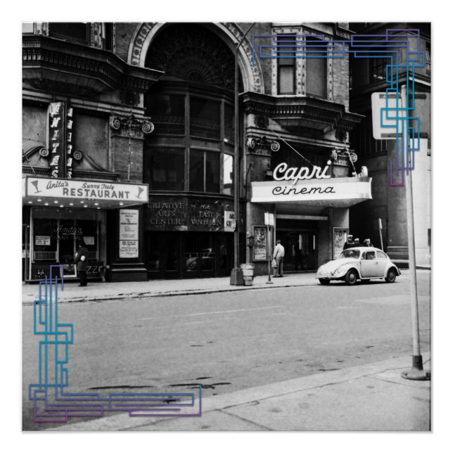 Chicago Capri Theatre Photo Poster 1967 (Front)