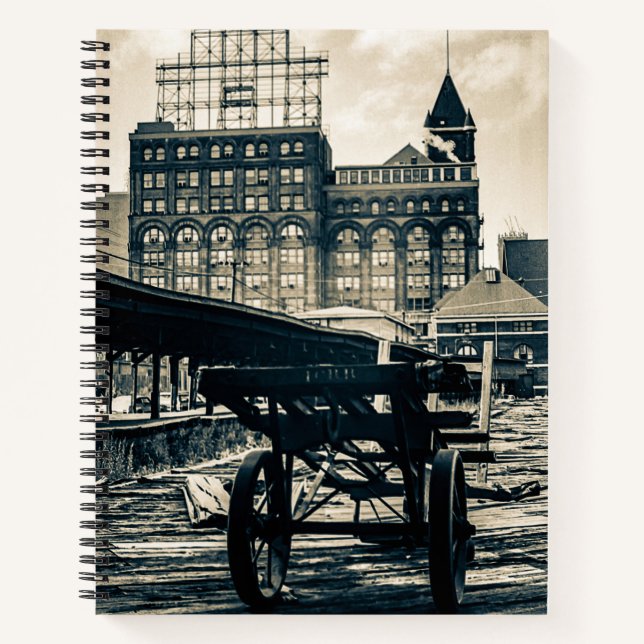 Chicago Central Rail Yards Train Depot ICRR 1960's Notebook (Front)