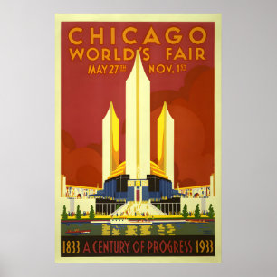 Chicago Century of Progress - World's Fair Poster