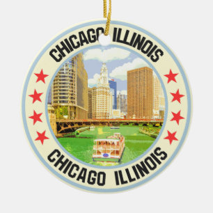Chicago                                            ceramic ornament