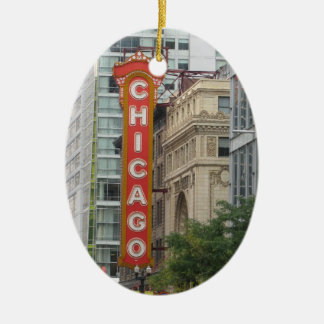Chicago Ceramic Ornament