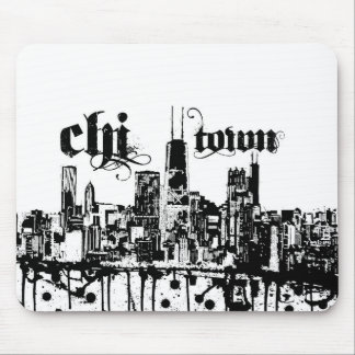 Chicago "chi-town" put on for your city mouse pad