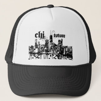 Chicago "chi-town" put on for your city trucker hat