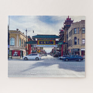 Chicago Chinatown Jigsaw Puzzle