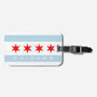 Chicago city flag custom travel luggage