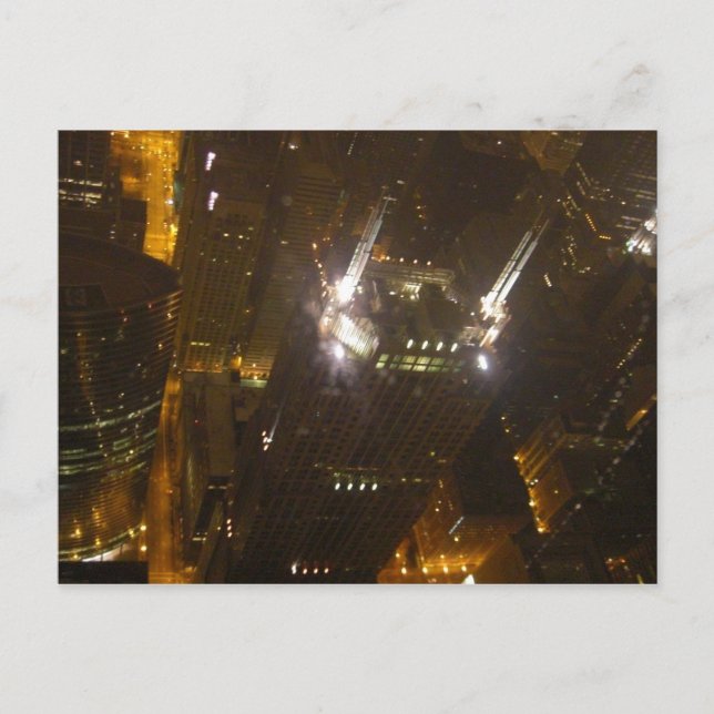 Chicago City Lights Postcard (Front)