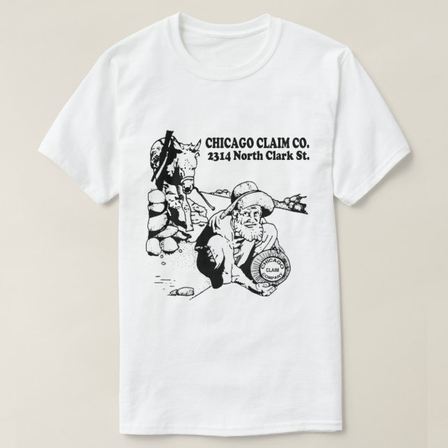 Chicago Claim Company Restaurant T-Shirt (Design Front)