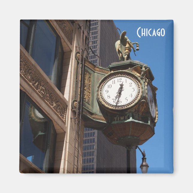 Chicago Clock Magnet (Front)