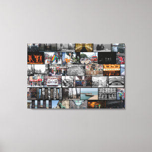 Chicago Collage Canvas Print