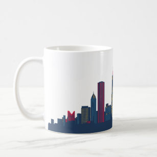 Chicago Colourful Skyline Coffee Mug