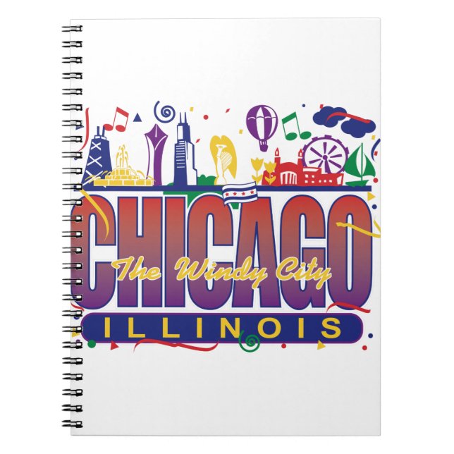 Chicago Confetti Notebook (Front)