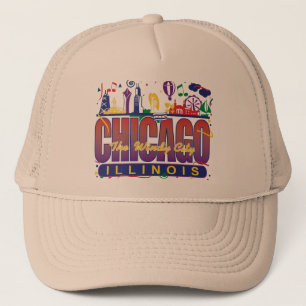 Chicago Confetti Trucker Hat