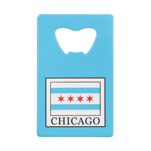 Chicago Credit Card Bottle Opener