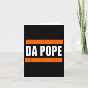 Chicago Da Pope Funny Humour  Card