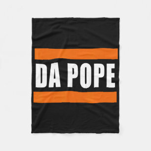 Chicago Da Pope Funny Humour Fleece Blanket