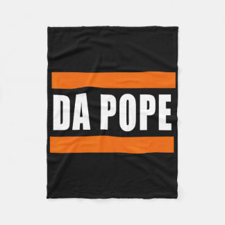 Chicago Da Pope Funny Humour  Fleece Blanket