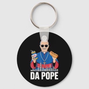 Chicago Da Pope Funny Humour Keychain