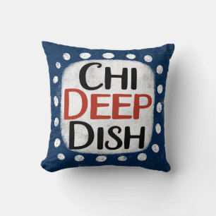 Chicago Deep Dish Throw Pillow