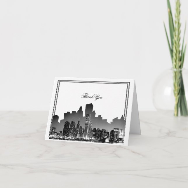 Chicago Destination Wedding Thank You (Front)
