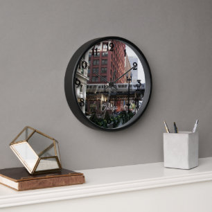Chicago Elevated Loop Train Clock