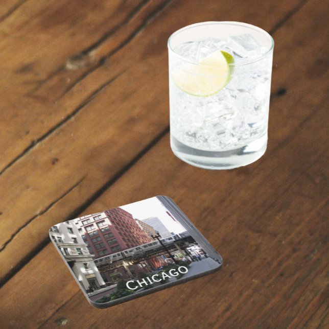 Chicago Elevated Loop Train Coaster (In Situ)