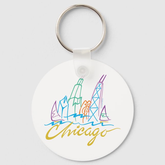 CHICAGO-EMB KEYCHAIN (Front)