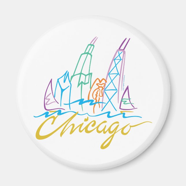CHICAGO-EMB MAGNET (Front)